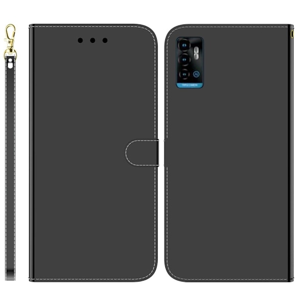 Mirror ZTE Blade A72 / ZTE V40 Vita fodral - Svart Svart