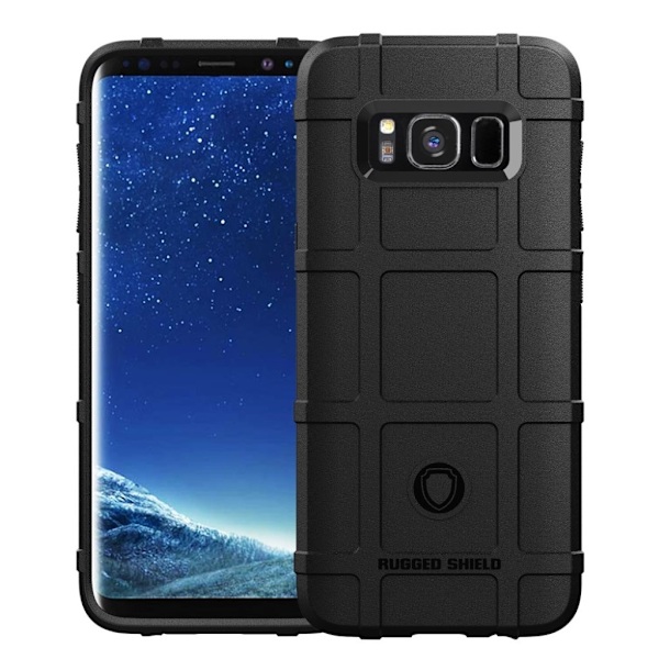 Rugged Shield Samsung Galaxy S8 kuoret - Musta Black