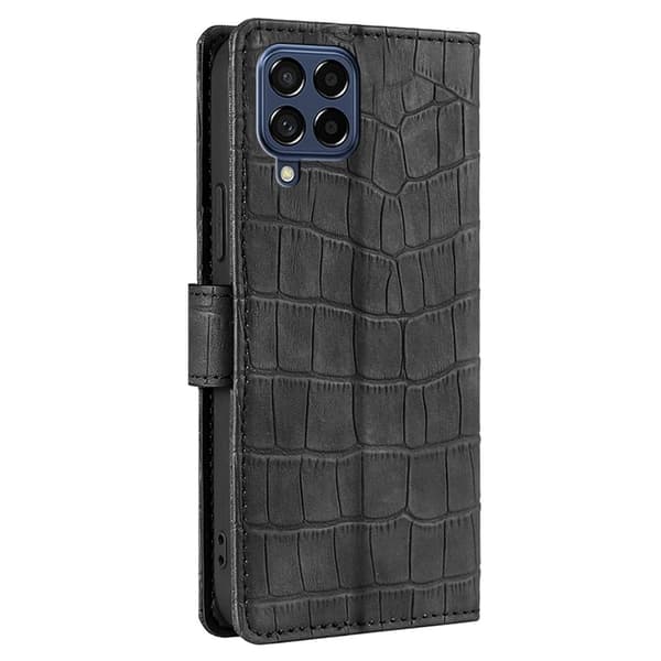 Croco Samsung Galaxy M53 5G cover - Sort Black