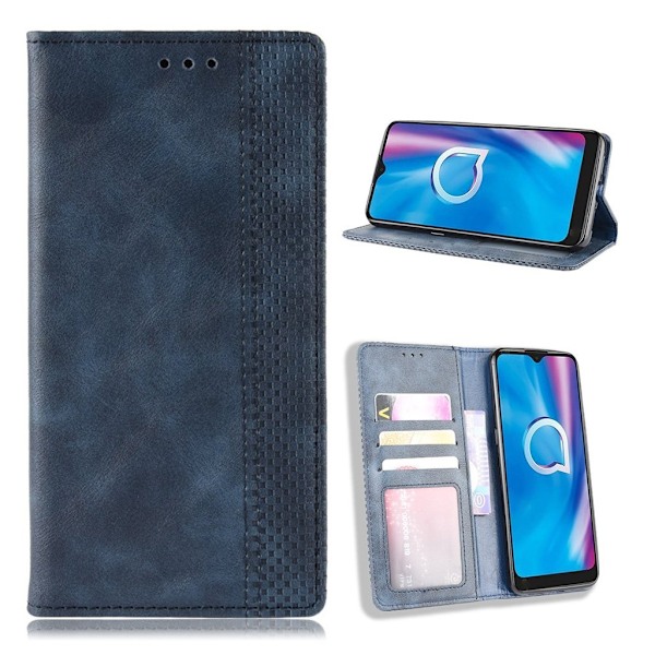 Bofink Vintage Alcatel 1S (2020) / 1V (2020) / 3L (2020) kotelot - Sininen Blue
