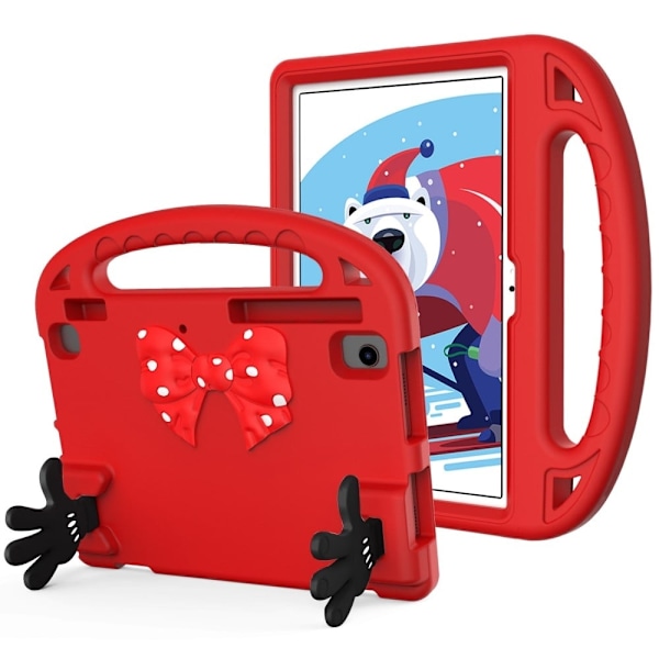 Samsung Galaxy Tab A8 10.5 (2021) sött mini handflateformat fodral - Röd Röd