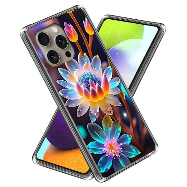 Vibe iPhone 16 Pro Max cover - Farverige Blomster Multicolor