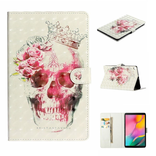 Samsung Galaxy Tab A 10.1 (2019) - Pääkallo Multicolor