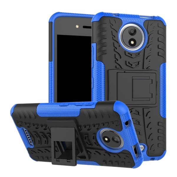 Motorola Moto C Deksel laget av plastikk og silikon - Blått Blue