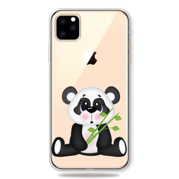Deco iPhone 11 Pro Max kuoret - Panda Holding Bamboo Multicolor
