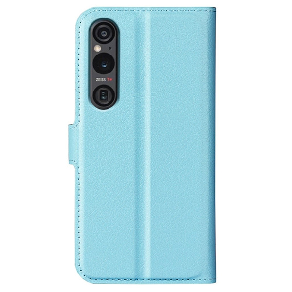 Klassisk Sony Xperia 1 VI flip etui - Blå Blue