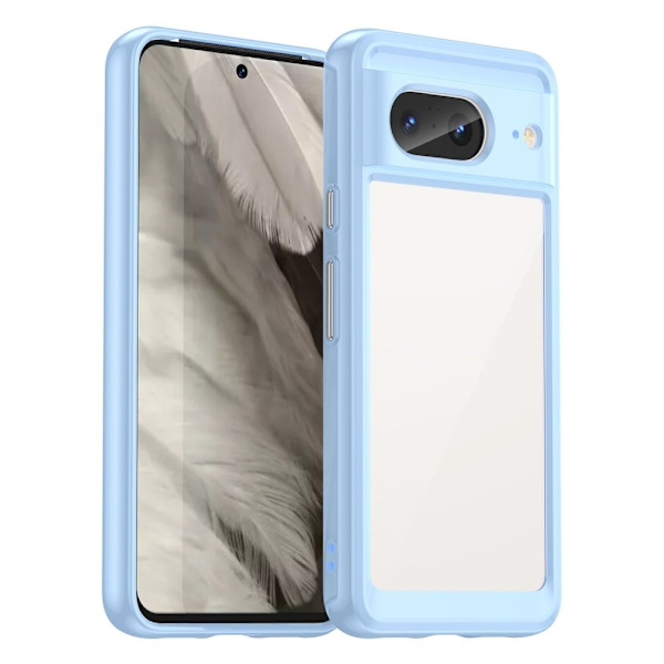 Google Pixel 8 smart akryldeksel - Blå Blue