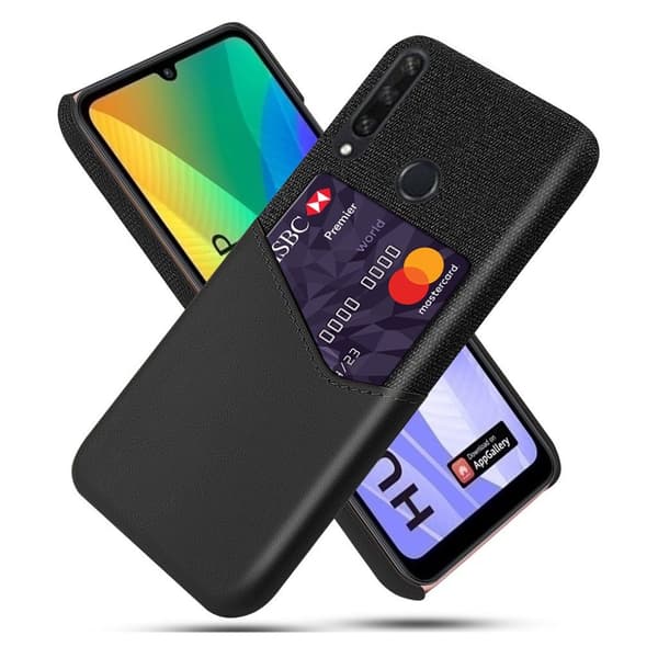 Bofink Huawei Y6p Card kuoret - Musta Black