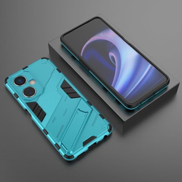 Stöttåligt OnePlus Nord CE 3 Lite hybridskal - Blå Blå