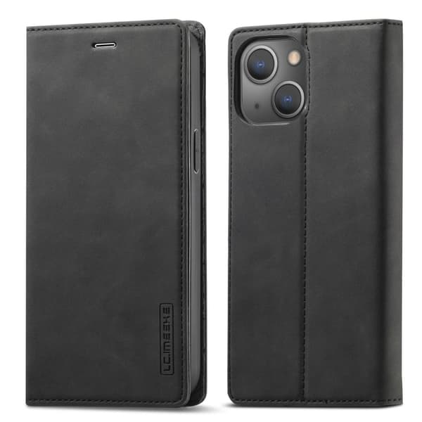 LC.IMEEKE iPhone 14 Plus Flippetui - Svart Black