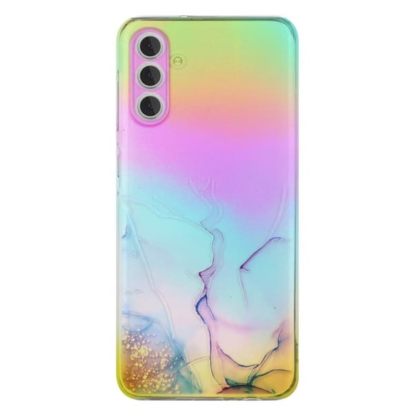 Marble design Samsung Galaxy S24 kotelot - Pinkki Multicolor