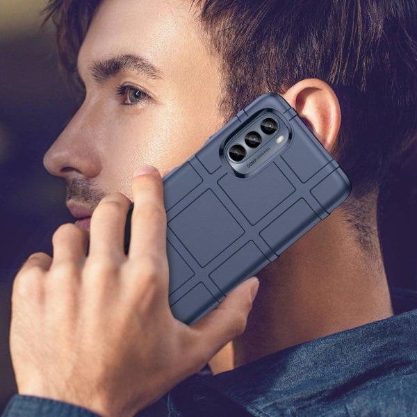 Rugged Shield Motorola Moto G62 5G skal - Blå Blå