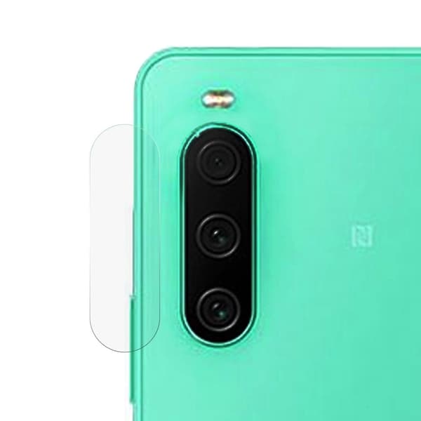 Sony Xperia 10 IV kameralinsskydd av härdat glas Transparent