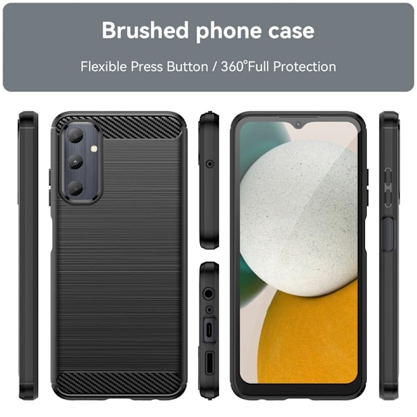 Carbon Flex Etui Samsung Galaxy A05s - Sort Black