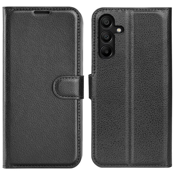 Classic Samsung Galaxy M15 flip kuoret - Musta Black