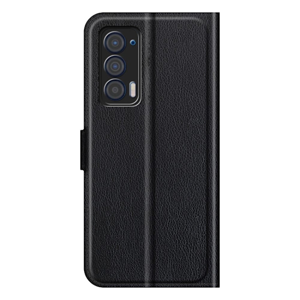 Classic Motorola Edge (2021) Flip Etui - Sort Black