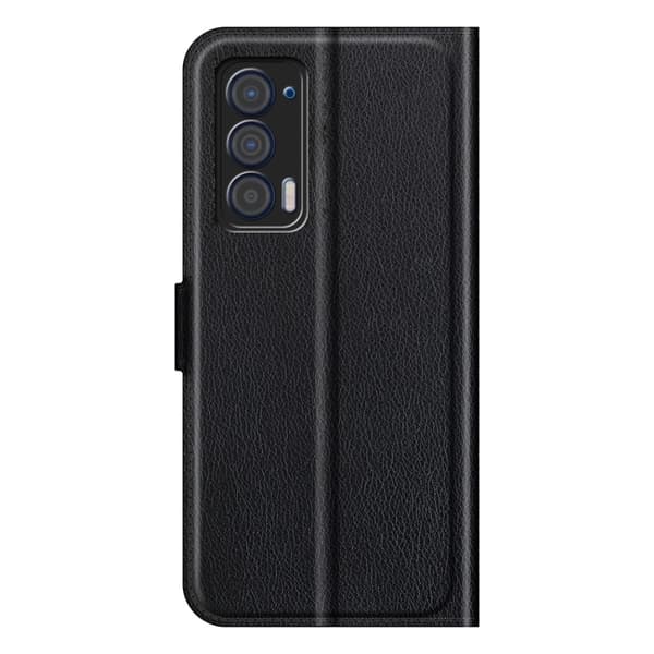 Classic Motorola Edge (2021) Läppäkotelo - Musta Black
