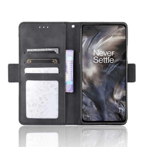 Modernt OnePlus Nord fodral med plånbok - Svart Svart