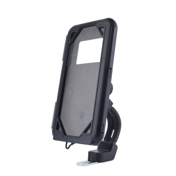 Universal bicycle rearview mirror phone bracket Black