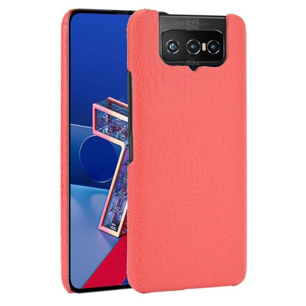 Croco Asus Zenfone 7 / Asus Zenfone 7 Pro cover - Rød Red