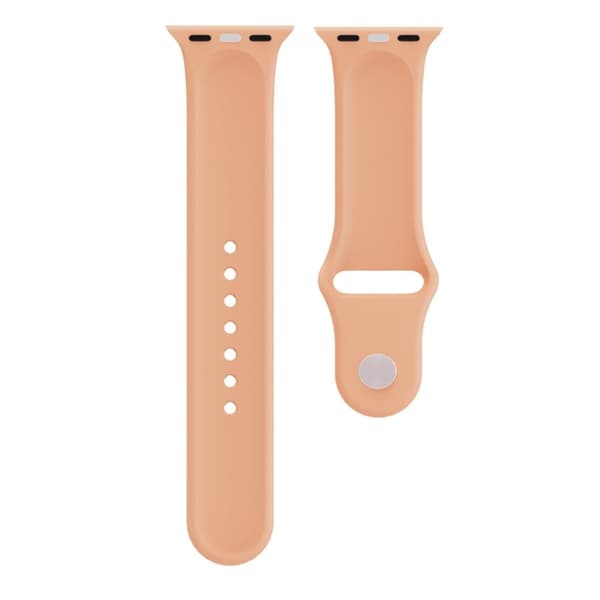 Apple Watch Series 8 (45 mm) / Watch Ultra silikonrem (standardstørrelse) - Honeydew Melonfarge Orange