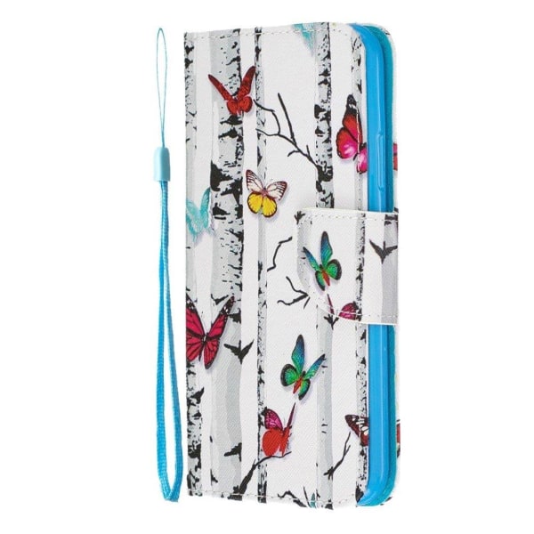 Wonderland iPhone 11 Pro flip etui - Sommerfugle Multicolor