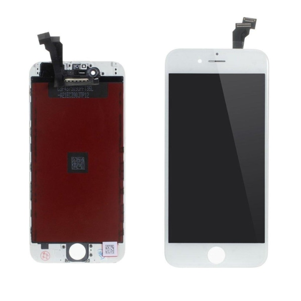 LCD skärm och digitizer för Iphone 6 4.7 ikke-OEM - Vit Vit