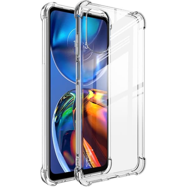 IMAK Airbag Cover til Motorola Moto E32 - Transparent Transparent