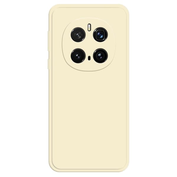 Honor Magic7 Pro 5G fleksibelt etui med lige kantbeskyttelse Telefoncover - Beige White