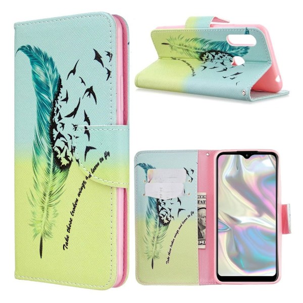 Wonderland Samsung Galaxy A70e kotelot - Sulka Kuvio Multicolor