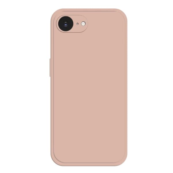 iPhone 16e Flexibelt fodral Rak kantskydd Telefonskal Rosa