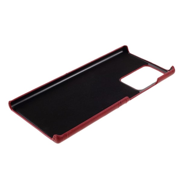 Dual Card Samsung Galaxy Note 20 Ultra kotelot - Punainen Purple