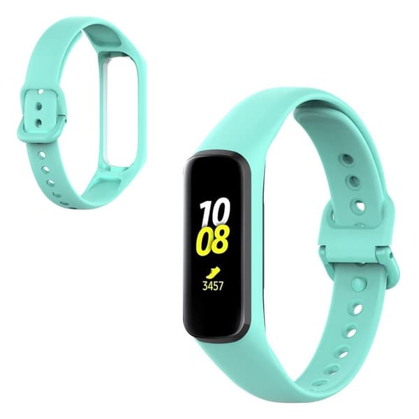 Samsung Gear Fit2 silikone frame - cyan Green