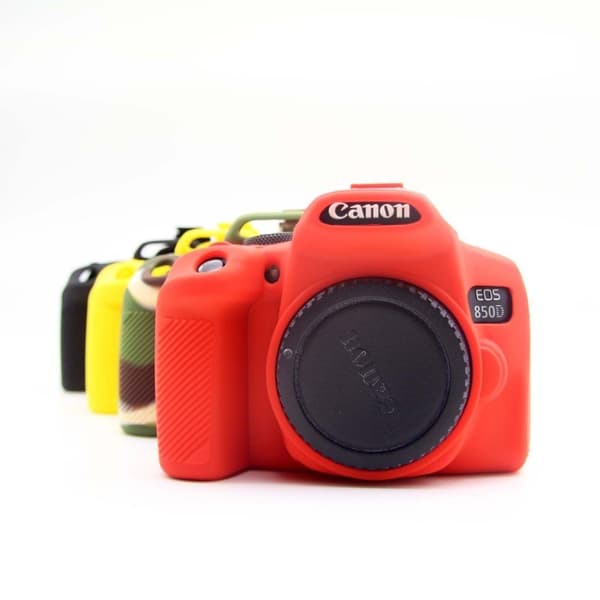 Canon EOS 850D silikoneetui - Rød Red