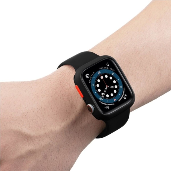 Apple Watch (41mm) karkkivärinen painike TPU-suojus - Musta / Punainen Black