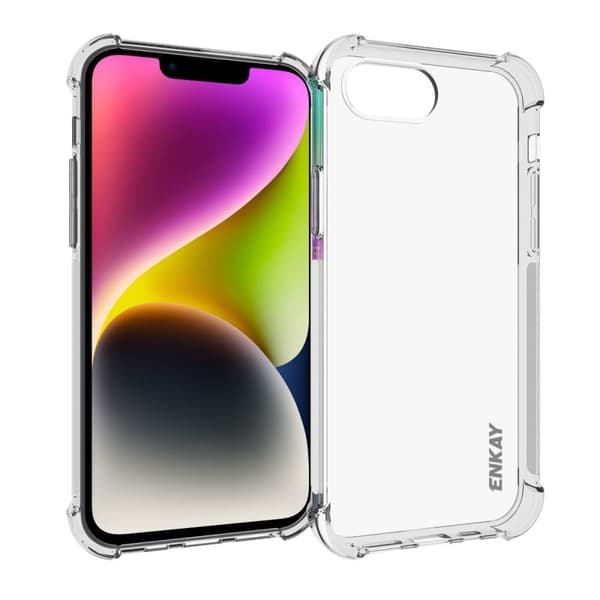 ENKAY klart fallsikkert etui for iPhone 16e Transparent