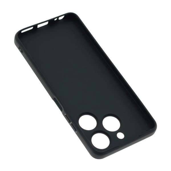 Mykt og matt deksel for Realme 12 Black