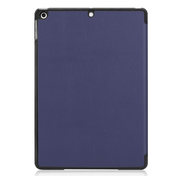 iPad 10.2 (2021) / (2020) / (2019) kolminkertainen PU-nahkainen kotelo - Tummansininen Blue