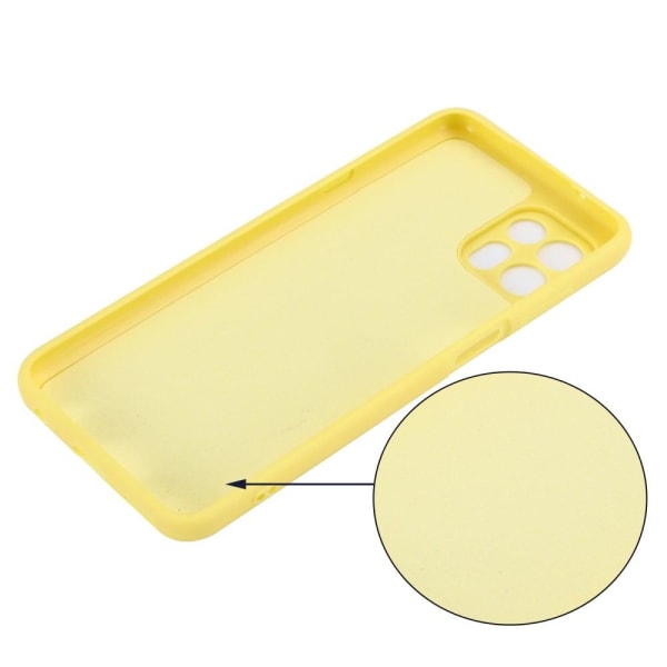 Matte Liquid Silikone Cover til Motorola Edge 20 Lite - Gul Yellow