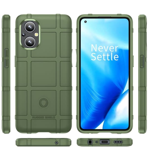 Rugged Shield Etui OnePlus Nord N20 5G - Grøn Green