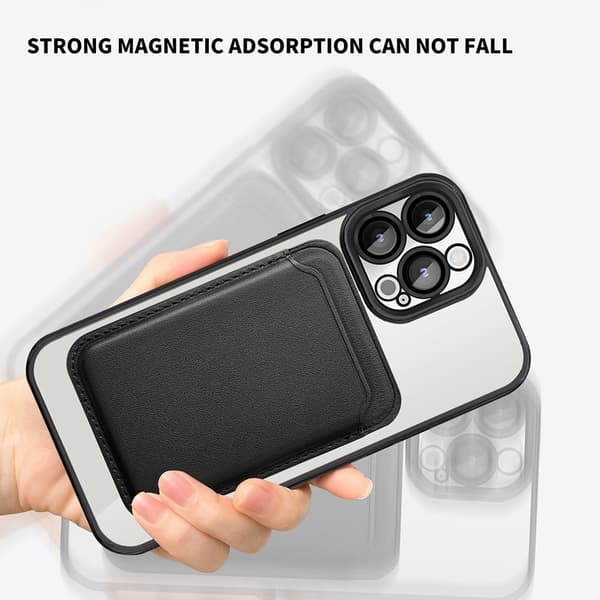 Magnetisk kortholder med MagSafe-kompatibilitet - Sort Black