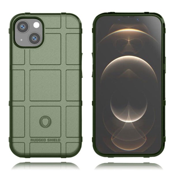 Rugged Shield Etui iPhone 13 Mini - Grøn Green