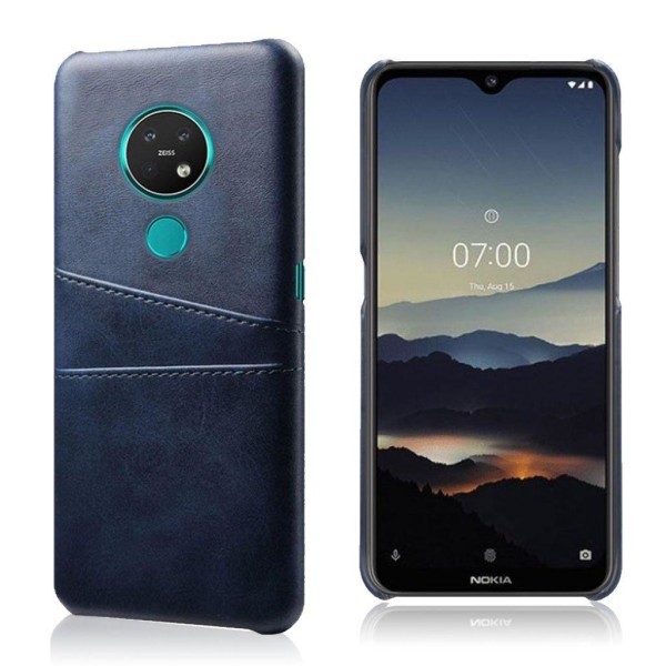 Dual Card cover - Nokia 7.2 / 6.2 – Blå Blue