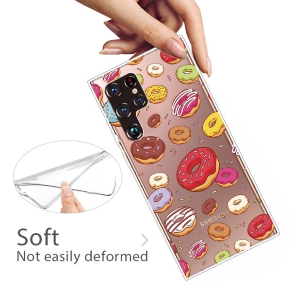 Deco Samsung Galaxy S22 Ultra cover - Donut Multicolor