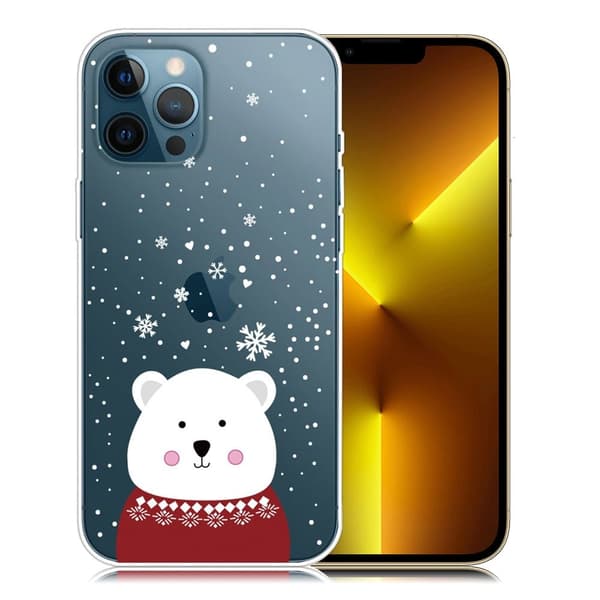 Joulu iPhone 13 Pro Max tapauksessa - Jääkarhu Multicolor
