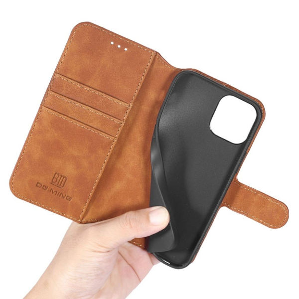 DG.Ming iPhone 13 Mini Retro Suojakotelo - Ruskea Brown