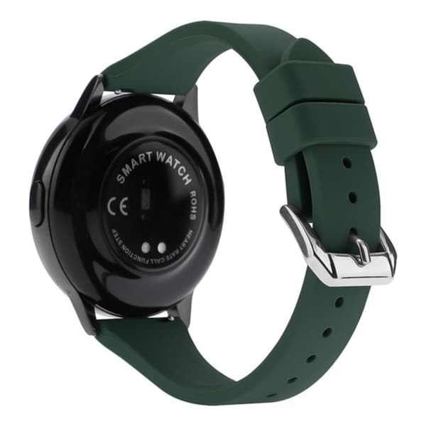 22mm universaali silikoninen kellohihna - Tummanvihreä Green