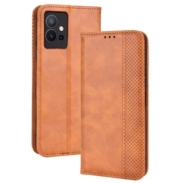 Bofink Vintage Vivo T1 5G / Y75 5G / Y55 5G leather case - Brown Brown