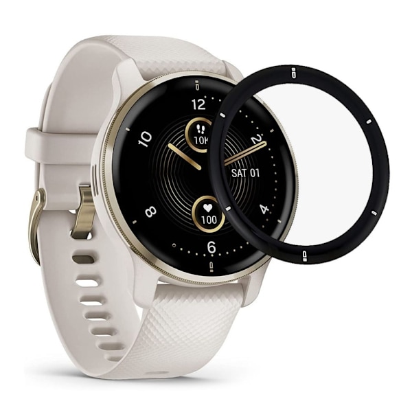 Garmin Venu 2 Plus 0,3 mm skærmbeskyttelse af hærdet glas Transparent