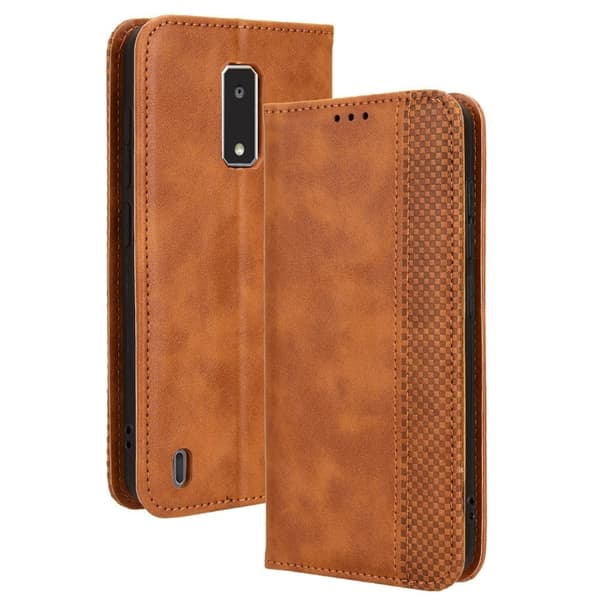Bofink Vintage BLU View 4 lærveske - Brun Brown